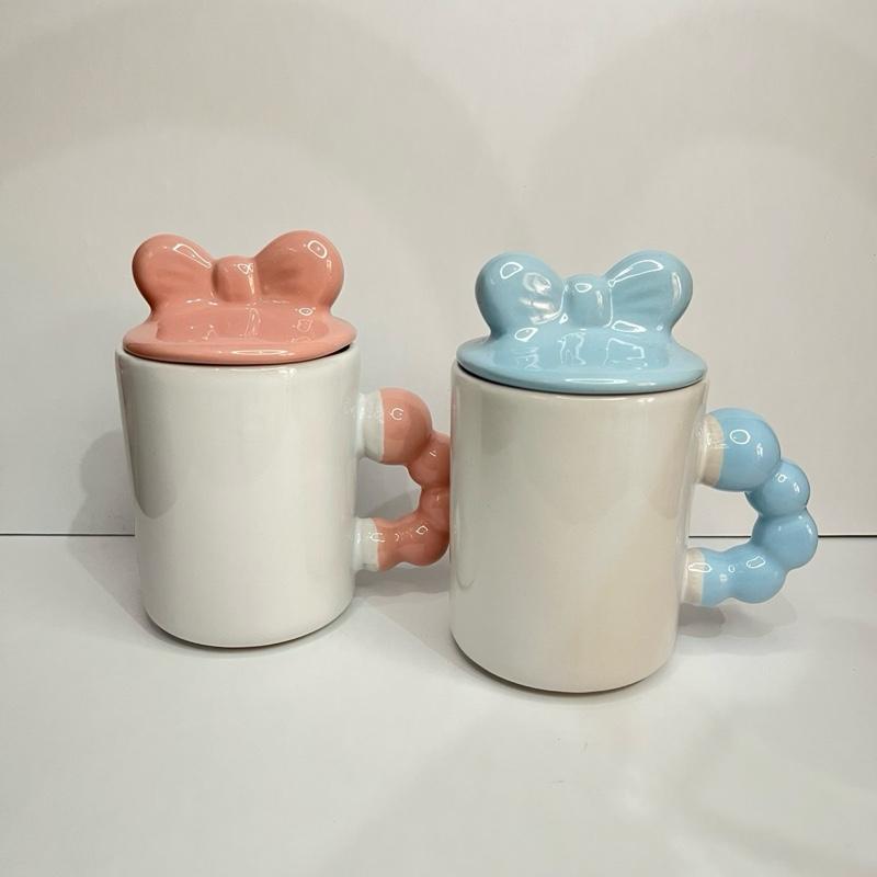 (GELAS KERAMIK TUTUP MICKEY) GELAS KERAMIK CUTE TUTUP MICKEY