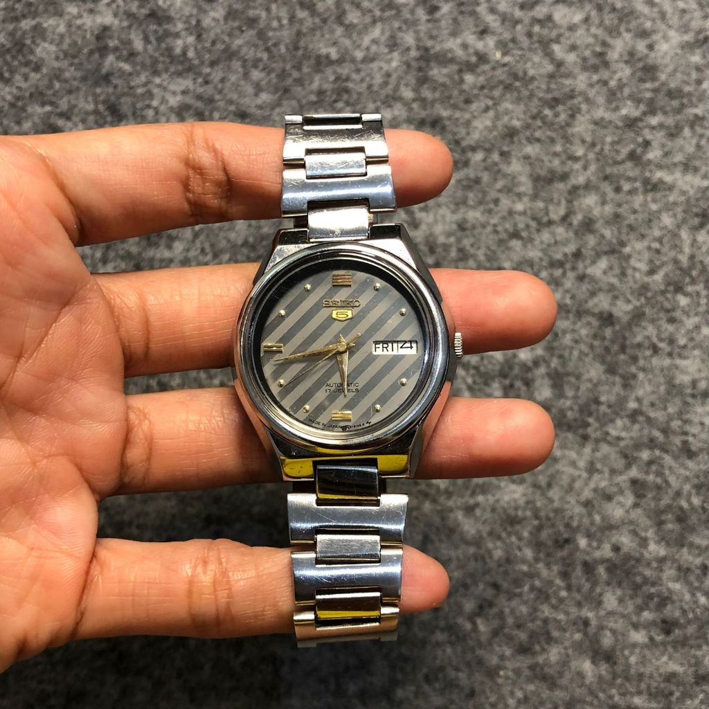 Jam tangan second seiko 5 automatic original