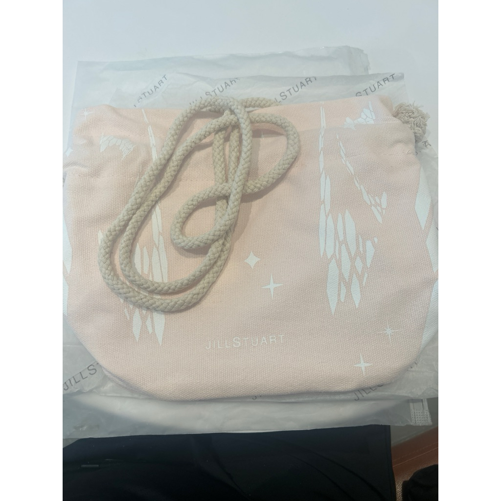 Jill Stuart Canvas Sling Bag Pink - Baru