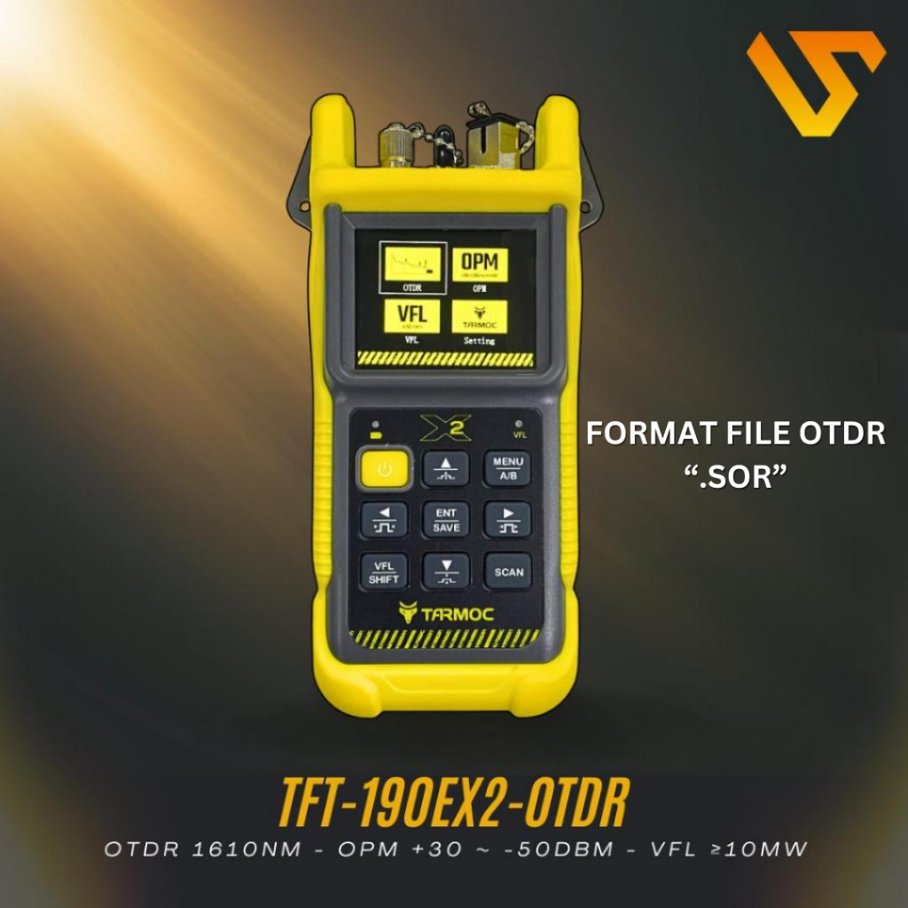 Tarmoc TFT-190E-OTDR | OTDR 1550nm ,OPM,VFL