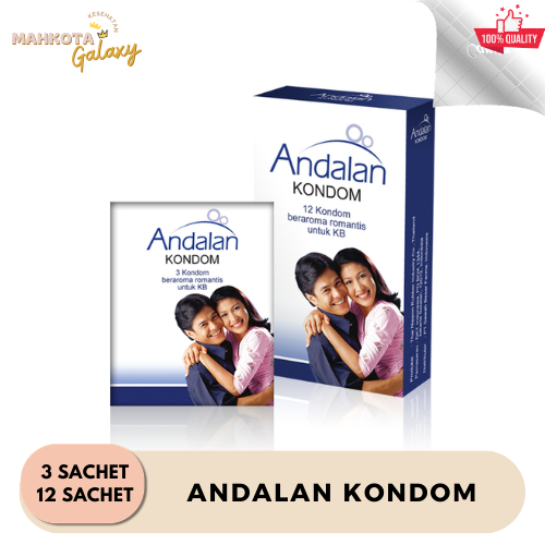 Kondom Andalan 3 pcs / 12 pcs | Kondom Andalan Aman