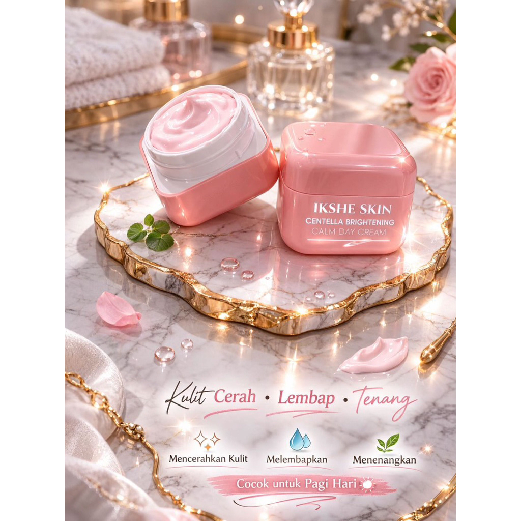 IKSHE SKIN Centella Brightening Calm Day Cream Glowing