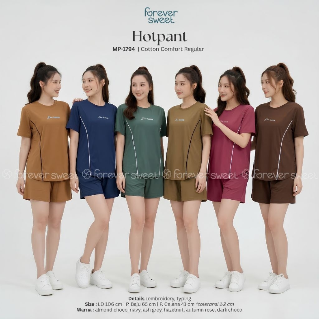 FOREVER SWEET ONE SET HOTPANT UKURAN REGULAR