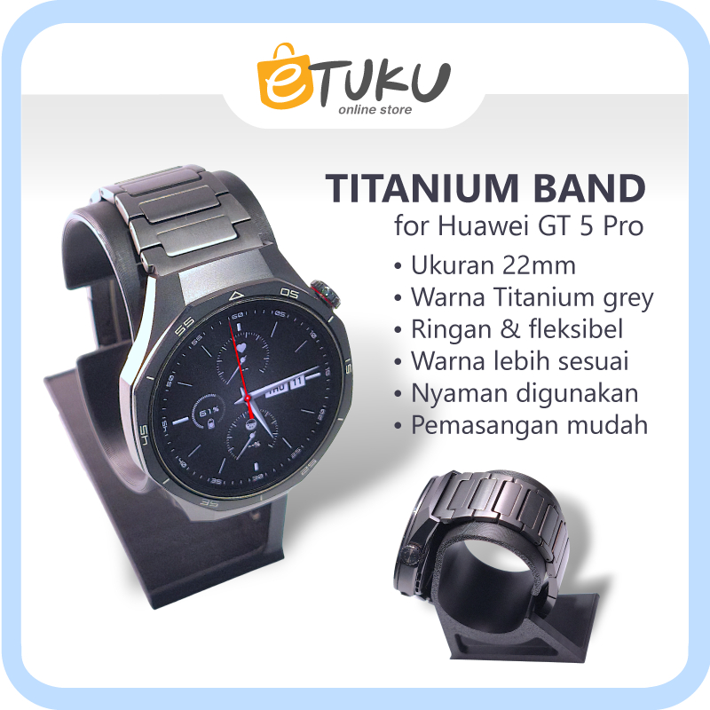 Titanium Band 22mm for Huawei GT 5 Pro