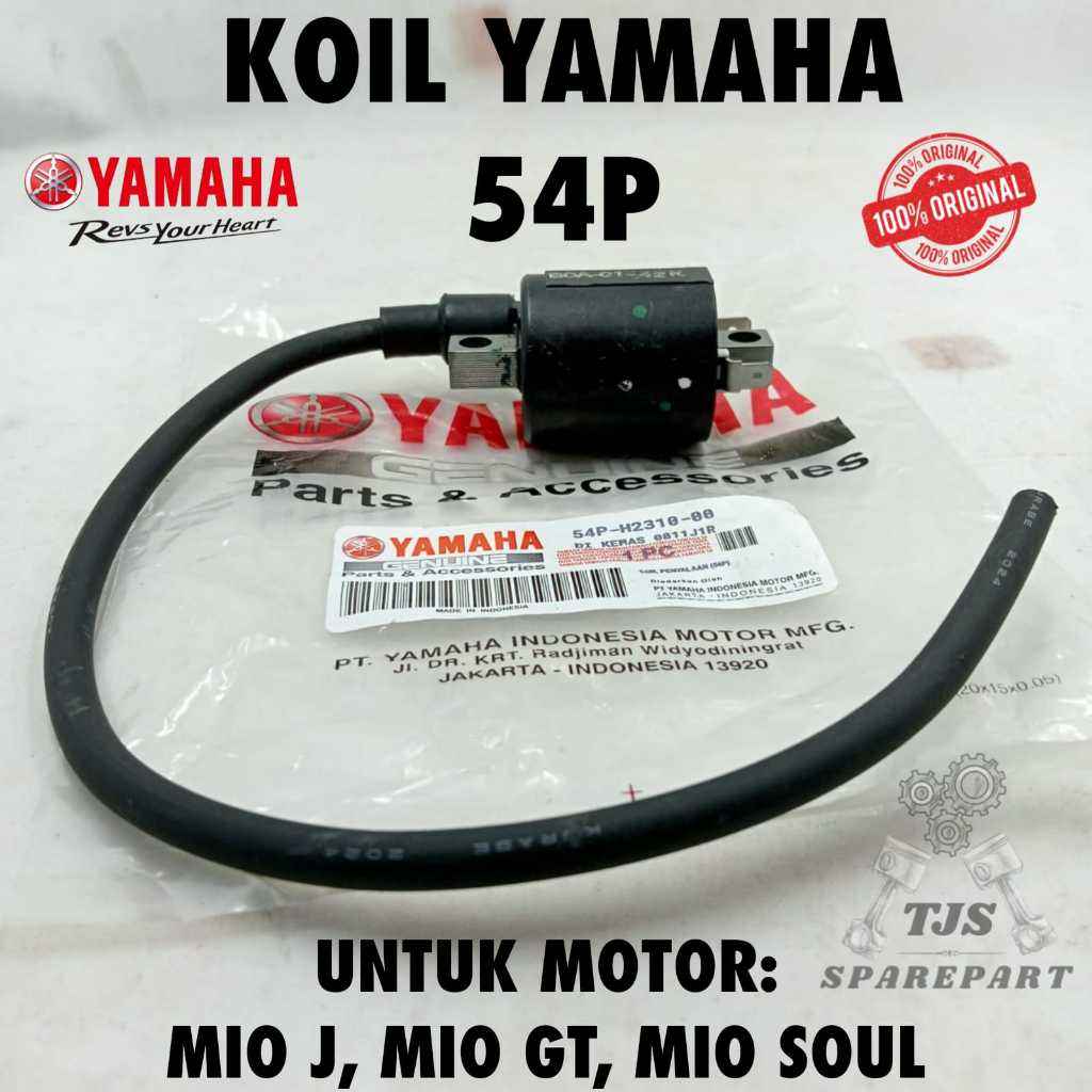 KOIL YAMAHA 54P KUALITAS ASLI ORIGINAL YAMAHA UNTUK MOTOR MIO J, MIO GT, SOUL GT, FINO