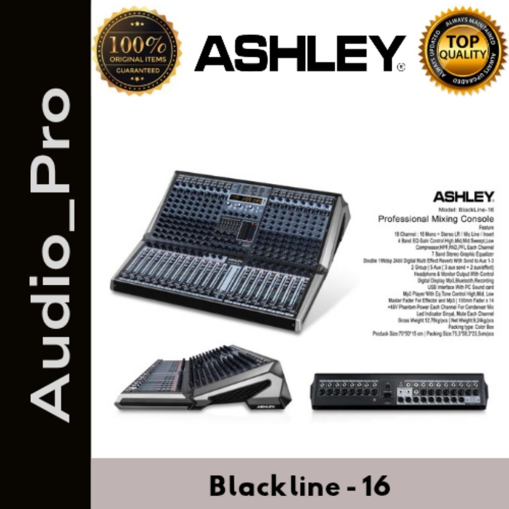 Mixer Ashley 16 Chanel Ashley Blackline 16 Original Ashley