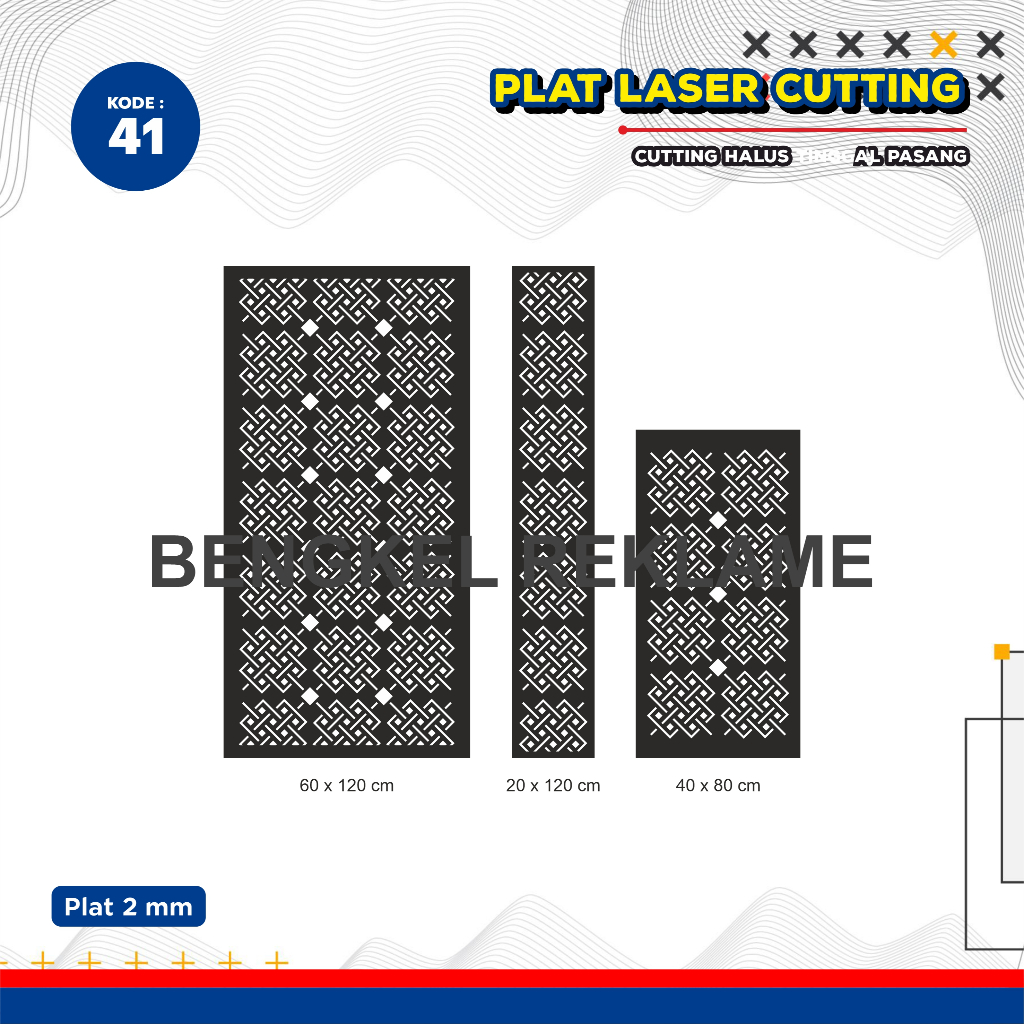 Laser Plat Pagar, Ornamen Pagar, Krawangan, Plat Cnc, Plat Cutting, Laser Cutting Custom 41