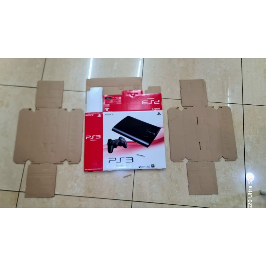Kardus Mesin Ps3 Super Slim Lengkap /Ps3 superSlim Dus