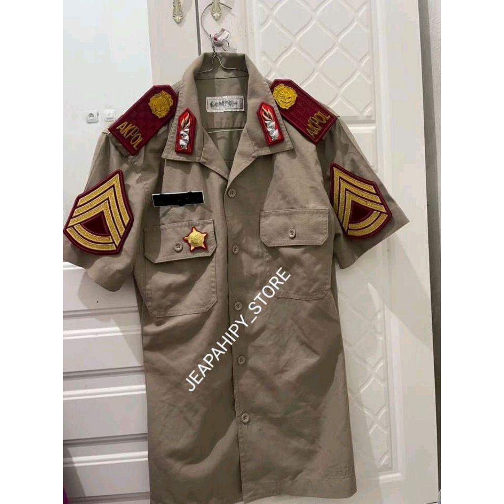 Pdh Taruna Akpol Akademi Kepolisian Asli Jatah/Pakaian Dinas Harian Akpol Akademi Kepolisian