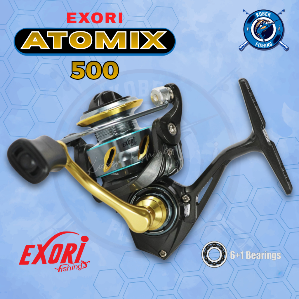 REEL SPINNING EXORI ATOMIX 500 POWER HANDLE
