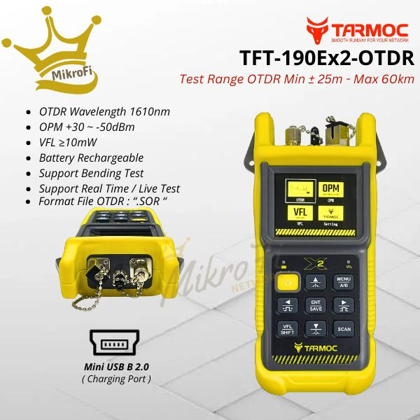 Tarmoc TFT-190E-OTDR | OTDR 1550nm ,OPM,VFL