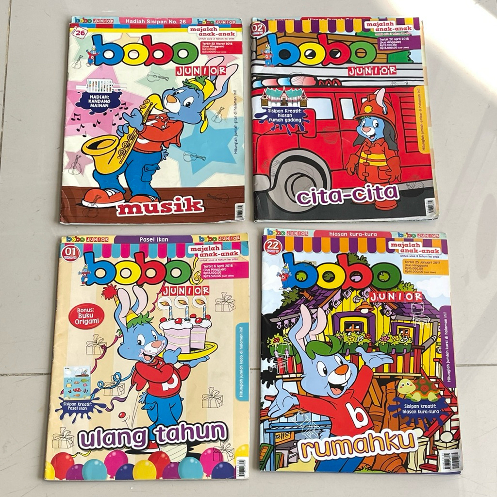 Buku MAJALAH ANAK ANAK BOBO JUNIOR