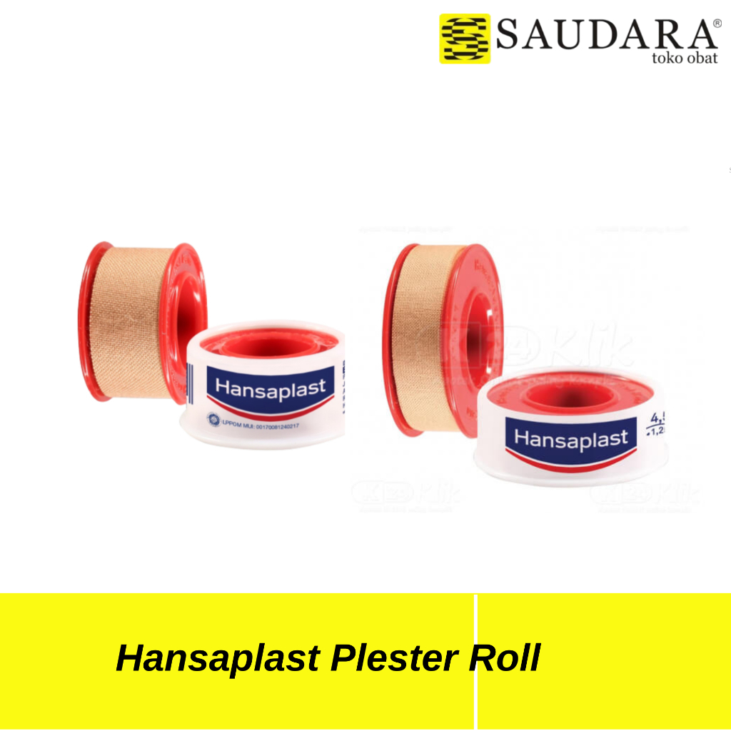 Hansaplast Plester Roll 1,25 X 1 1989, Hansaplast Plester Roll 1,25 Cm X 4.5 Cm - Plester Rol