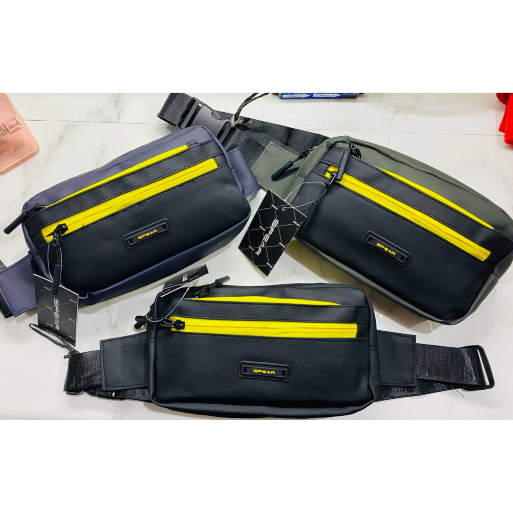 TAS SELEMPANG PRIA SPEAR ORIGINAL BAHAN BIMO WATERPROFF ANTI AIR ORIGINAL