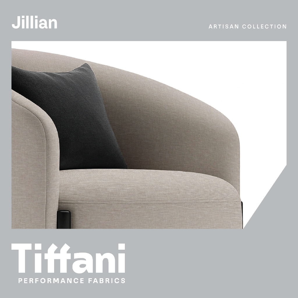 Tiffani Artisan Collection - [Jillian] Kain Sofa Kain Kursi Kain Jok Sofa Cover Jok Sofa meteran Pre