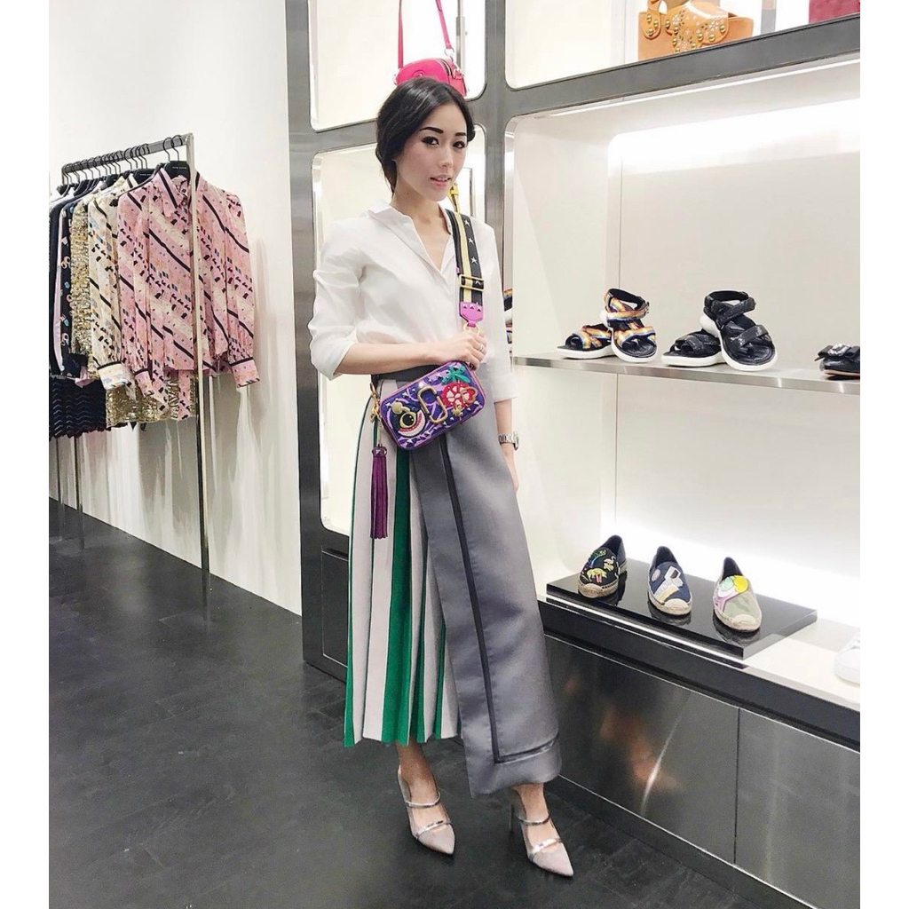 FRIEDERICH HERMAN - Asymmetrical Draped Pleated Skirt Size XS