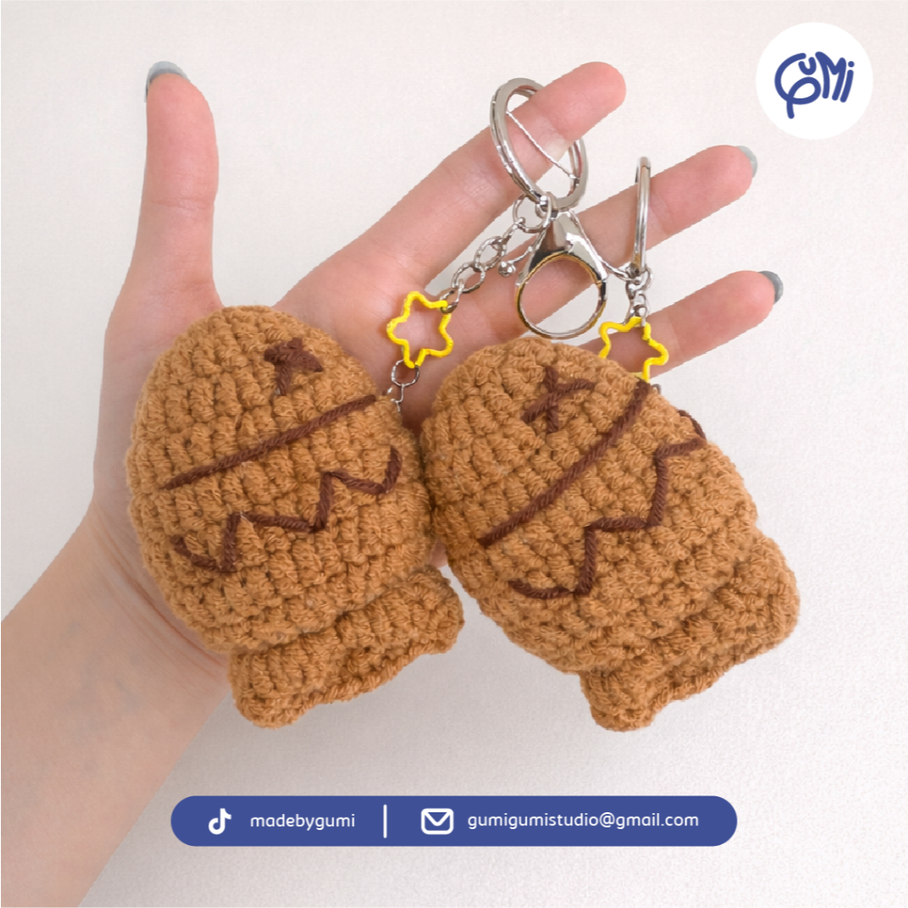 Crochet Taiyaki Keychain | Gantungan Kunci Taiyaki