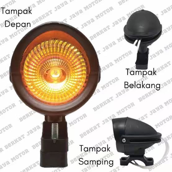 LAMPU TEMBAK SOROT KABUT MODEL KODOK TRAIL  motor universal import super terang