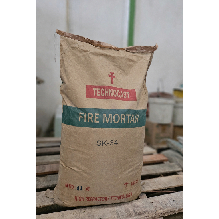 Semen Mortar Tahan Api SK-34 (Khusus pasang bata api/tekstur halus)