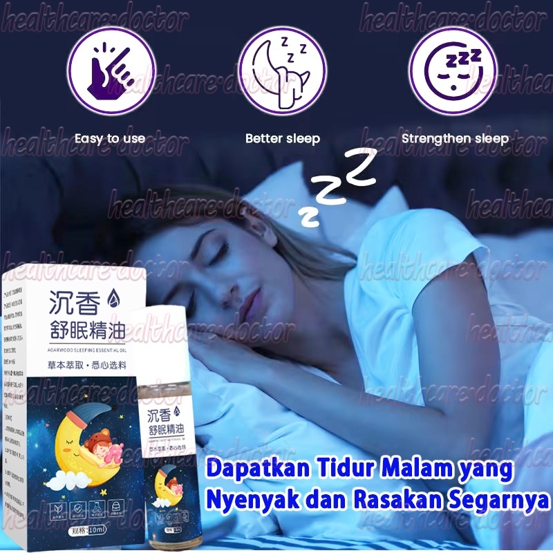 Deep Sleeping Roll On Minyak Tidur Nyenyak Deep Sleep Tidur Pulas Sleep Serum Tidur Lebih Baik Oil T