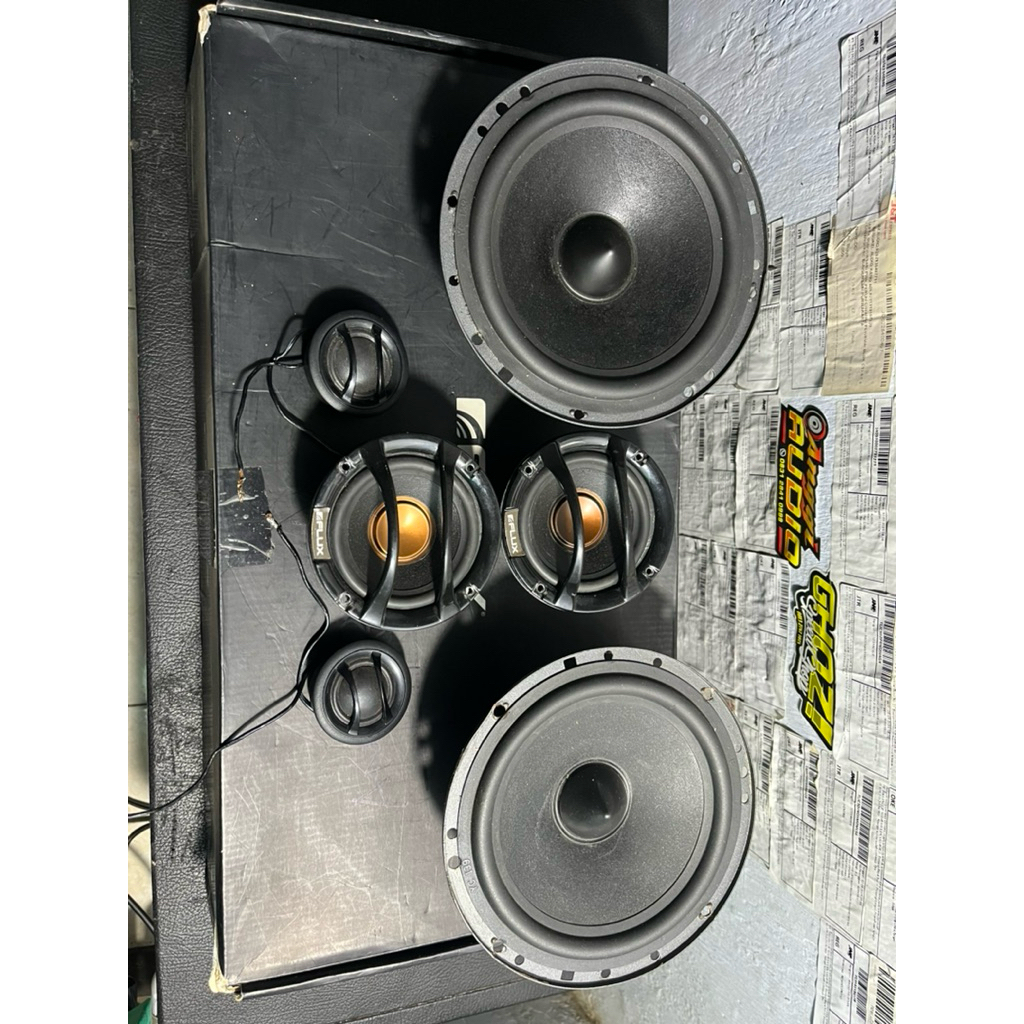 Flux BC361 Speaker Mobil 3 Way Original Copotan Mobil Sendiri | Speaker Audio Mobil 3Way Mid Bass Tw