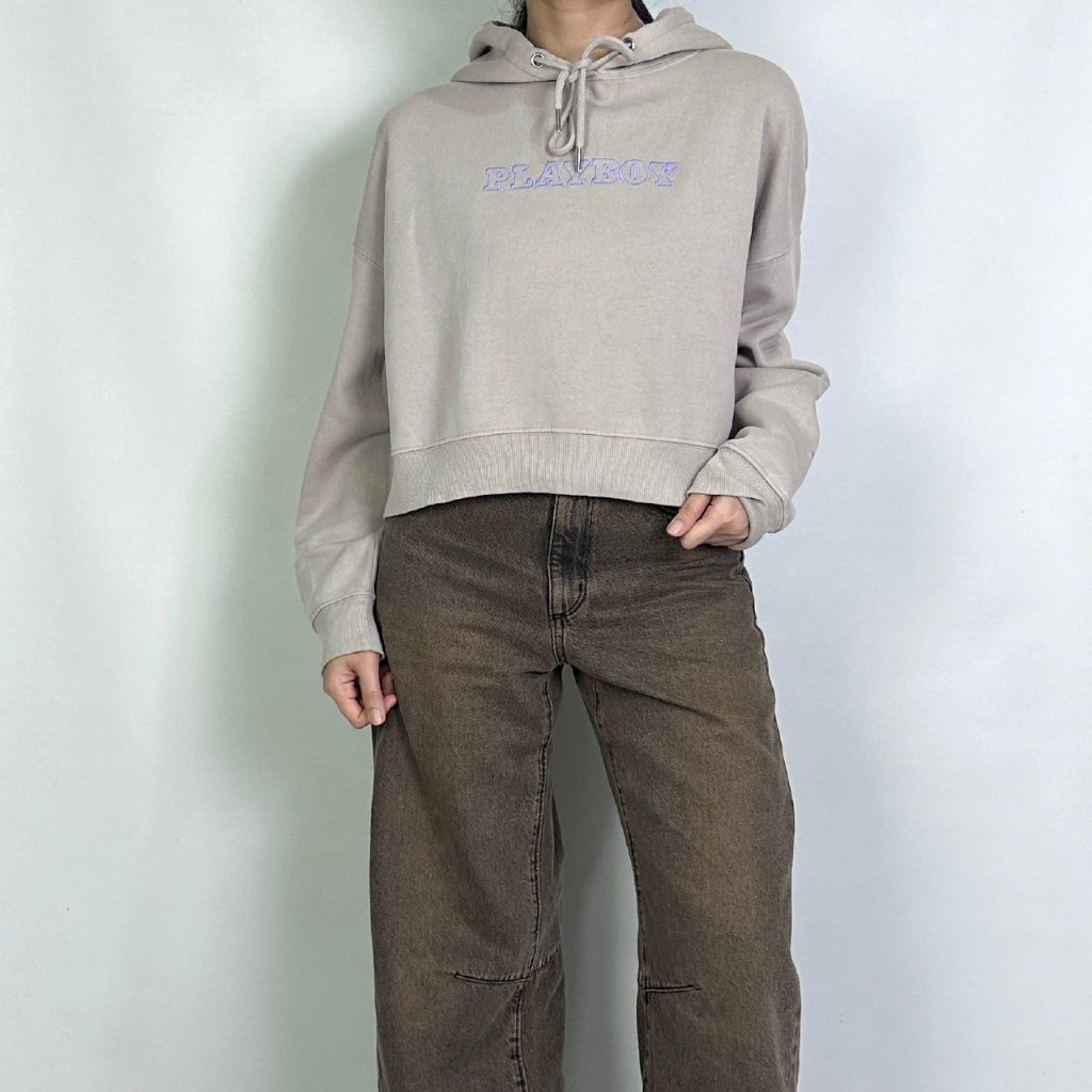 jaket wanita Gu x Playboy size M 100% original 160326N