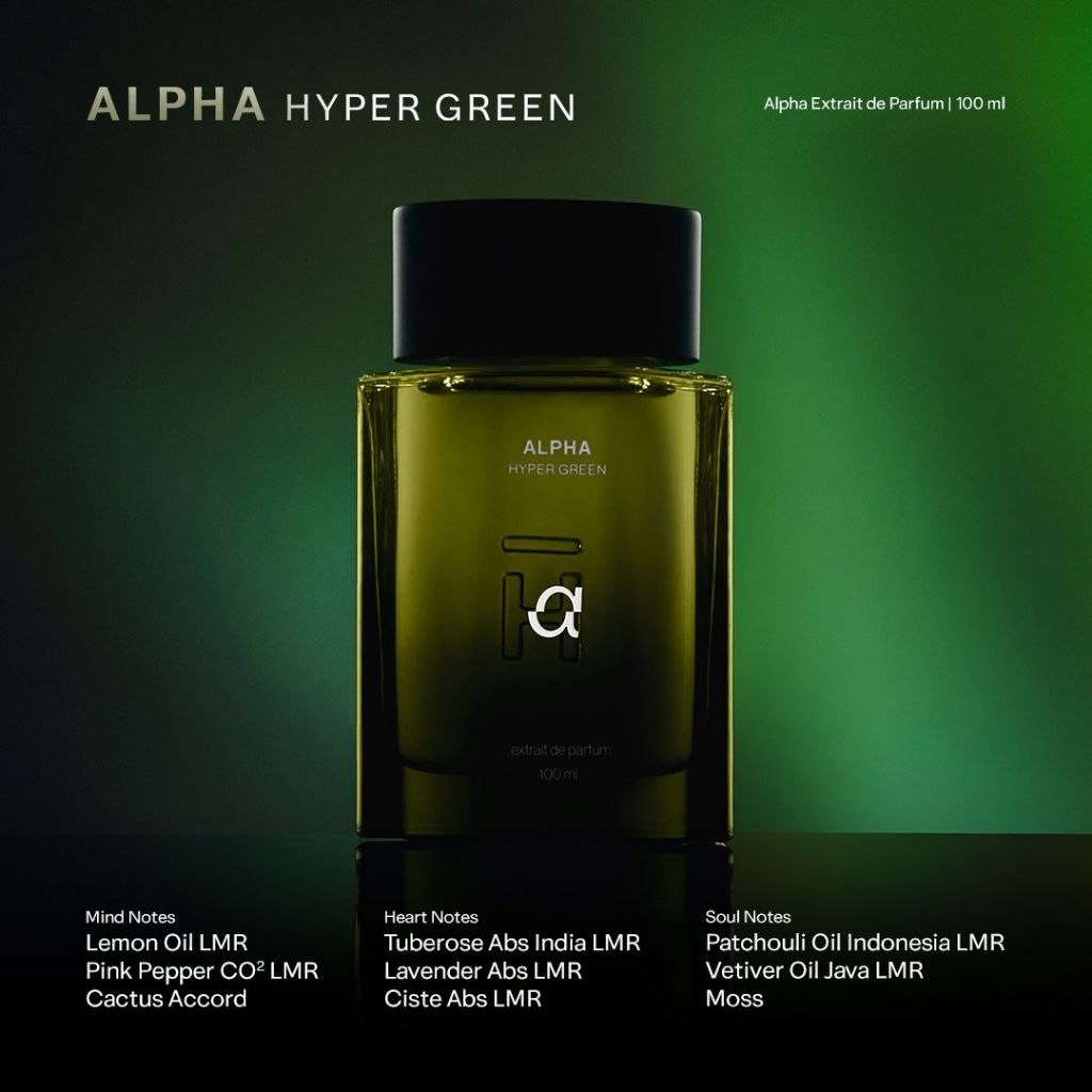 [Preloved] Parfum HMNS Alpha Hyper Green Original 100ml