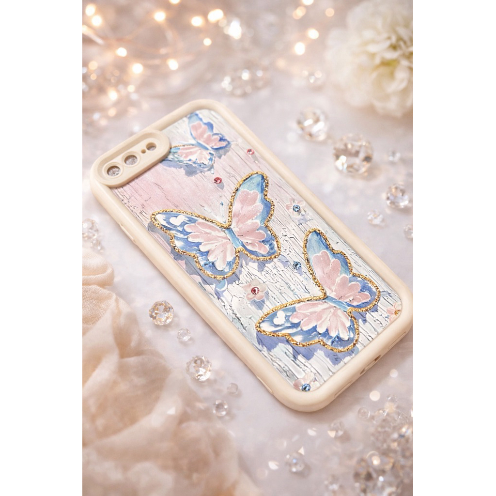 Casing IPhone 7plus sederhana Soft Case lucu xCase Fashion Cocok untuk iPhone