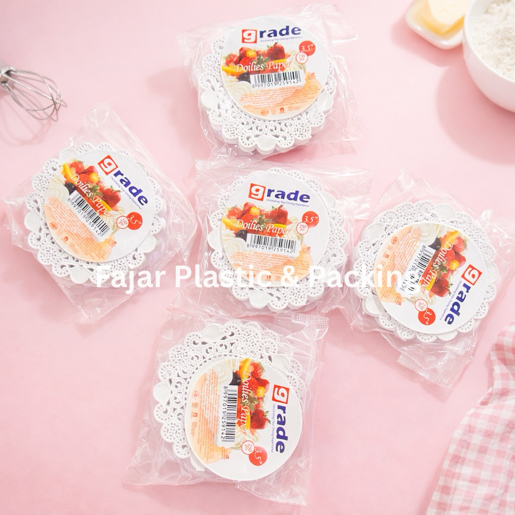Paper Doilies 3,5 inch - Doyles Paper - Kertas Alas Toples