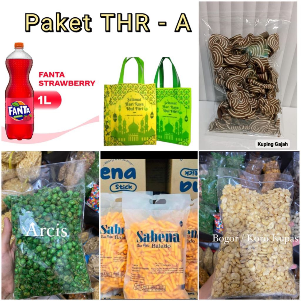 PAKET KUE JAJANAN SNACK LEBARAN IDUL FITRI PAKET THR HAMPERS MURAH PEKANBARU