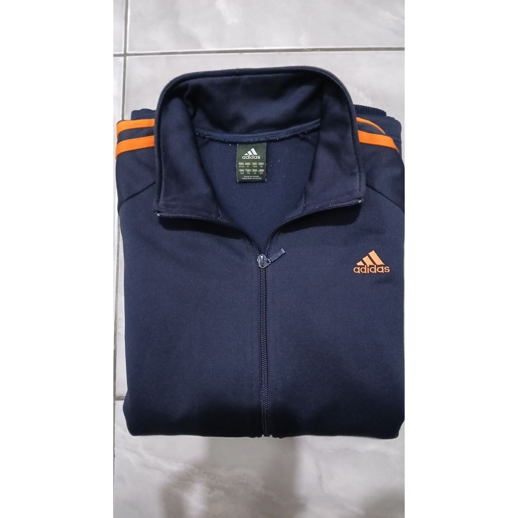 TRACKTOP ADIDAS original second navy/orange