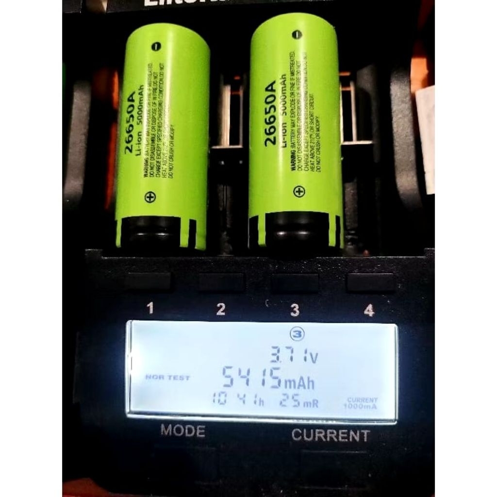 NCR PANASONIC 26650 Like' New 5000 Mah