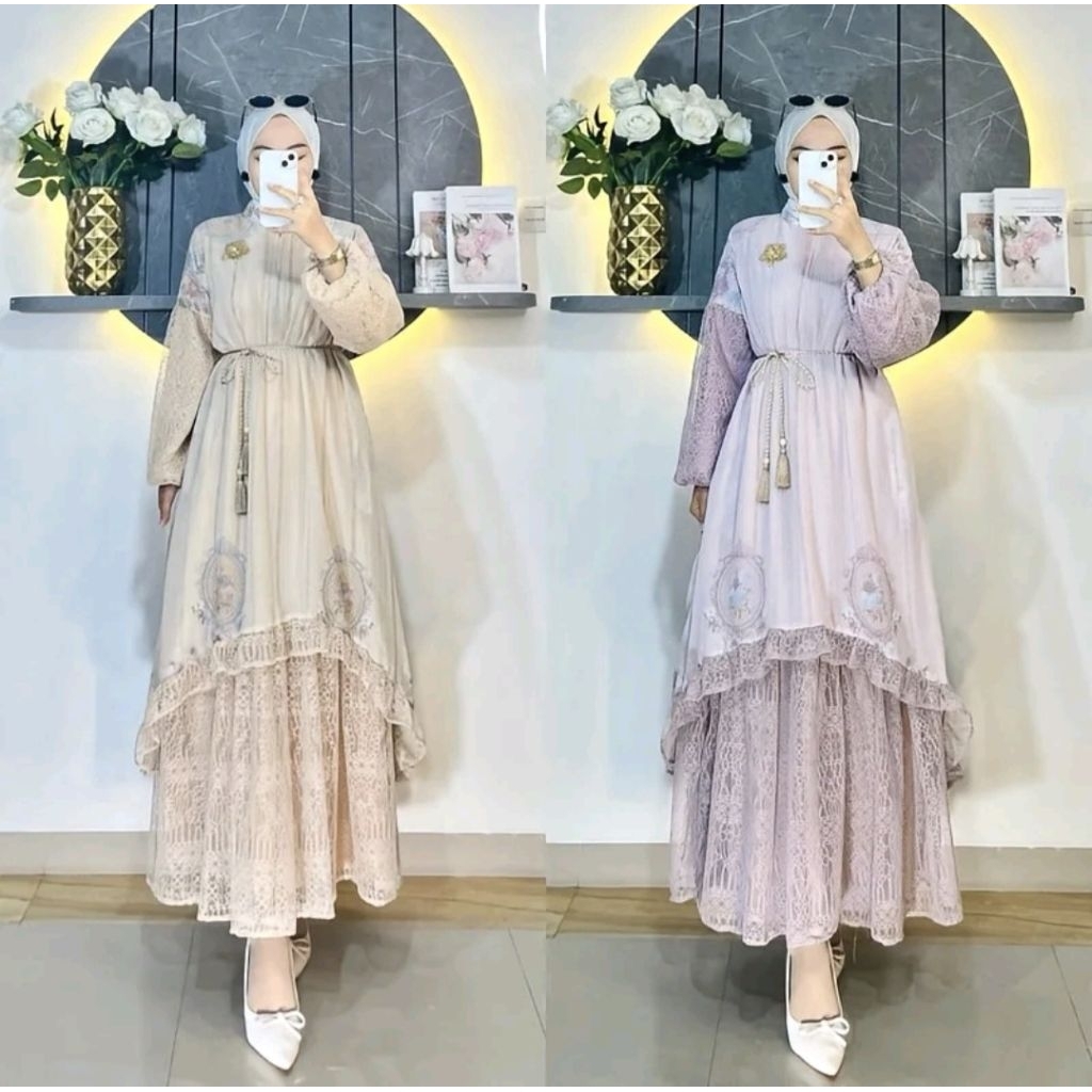 Dress Gamis PO VNS & YLC Polos 950