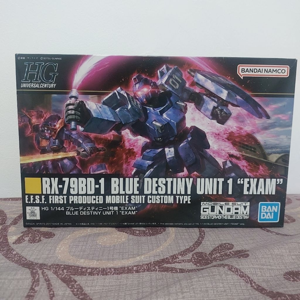 [RARE] HGUC 1/144 Blue Destiny Unit 1 [EXAM]