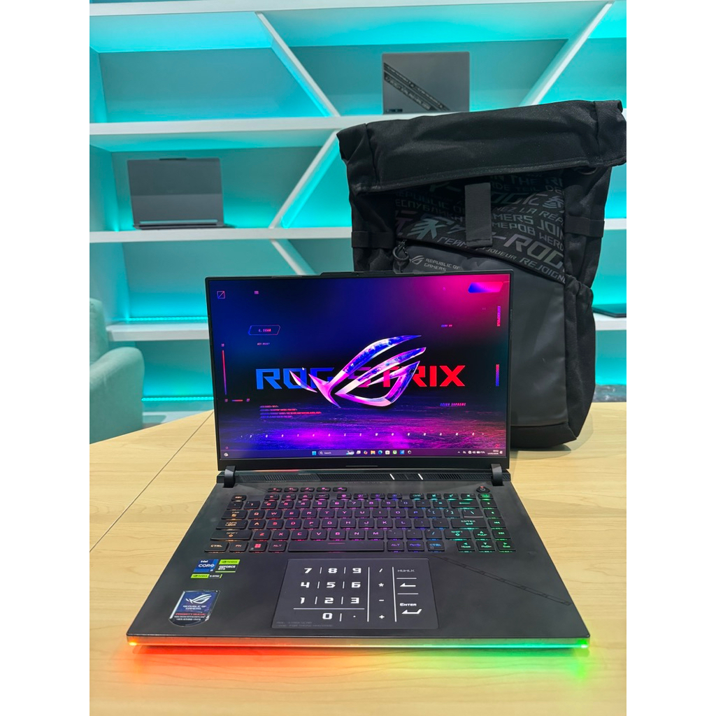 Laptop Gaming Asus ROG Scar 16 G634JZ i9 RTX 4080 12GB VRAM Mulus