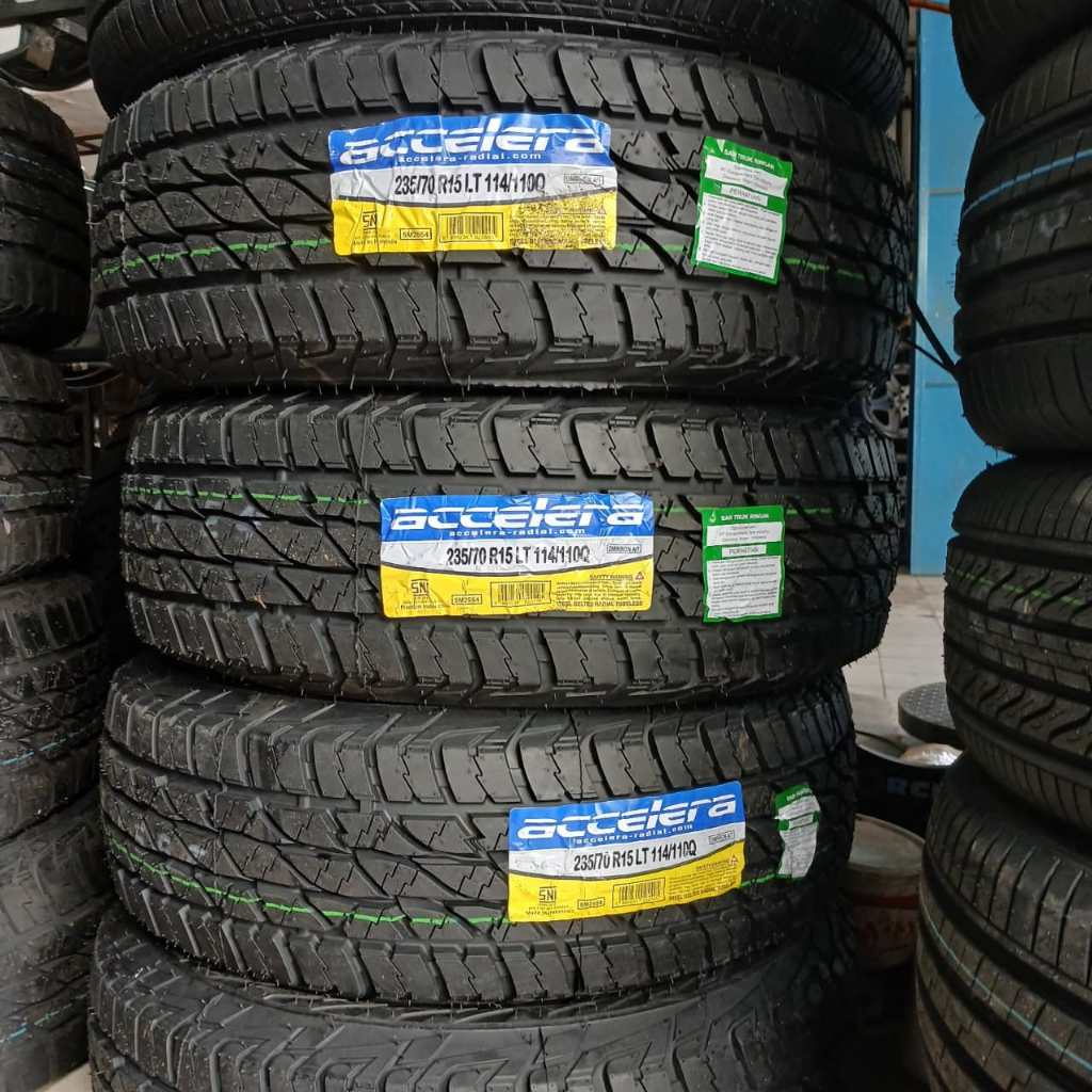 ban semi kasar ukuran 235 70 r15 accelera omikron AT 235/70 r15 produksi terbaru