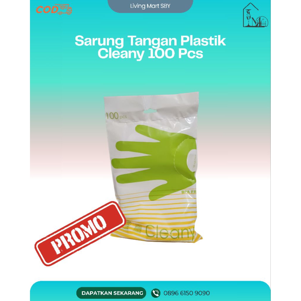 SARUNG TANGAN PLASTIK/CLEANY