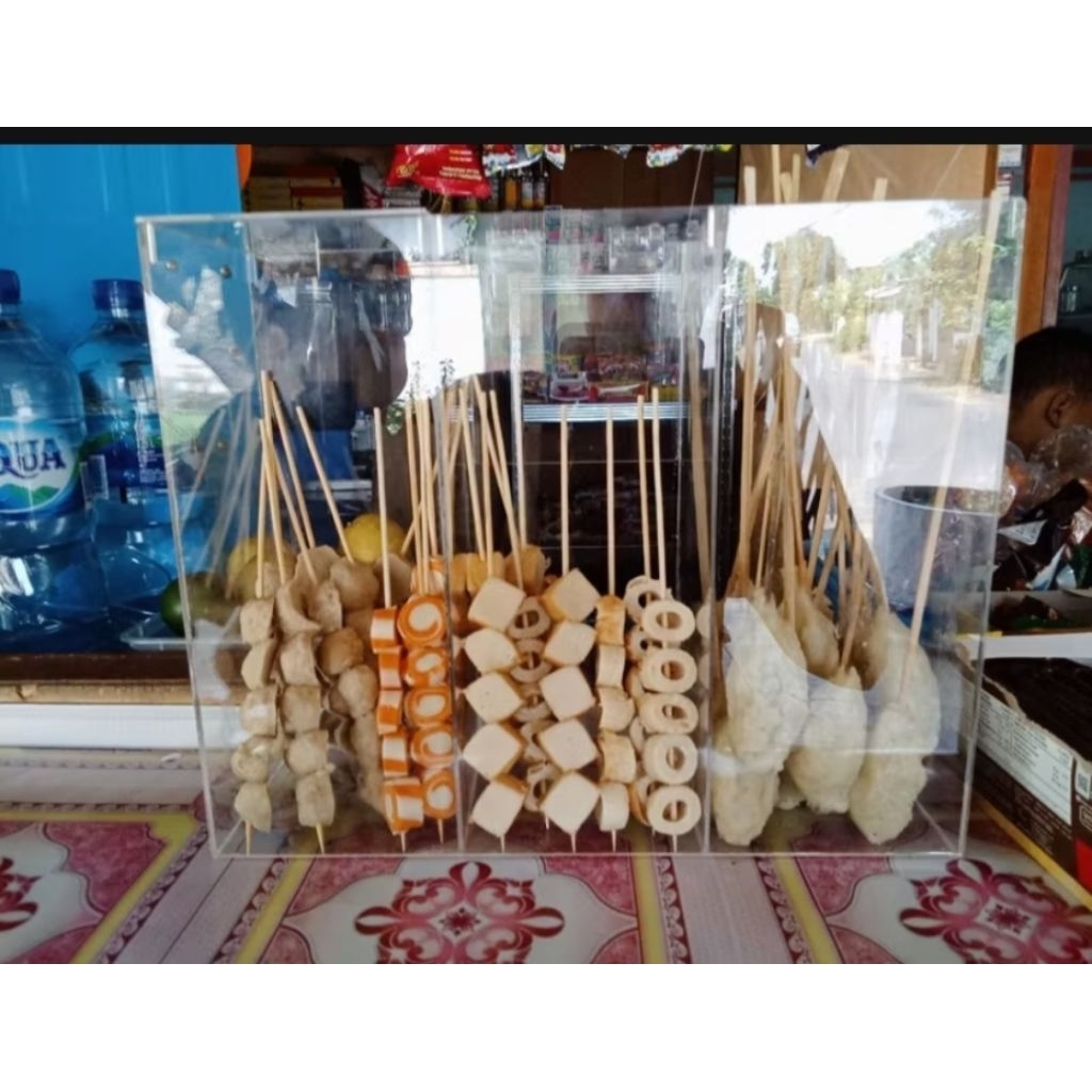 Tempat/Wadah Akrilik Jajanan Snack Warung