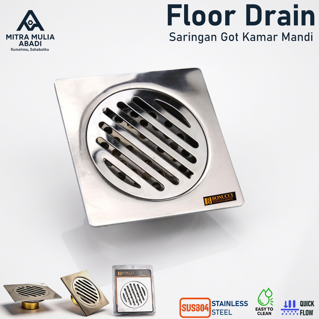 Saringan Got Bonucci /Floor Drain Kamar Mandi 4 INCH