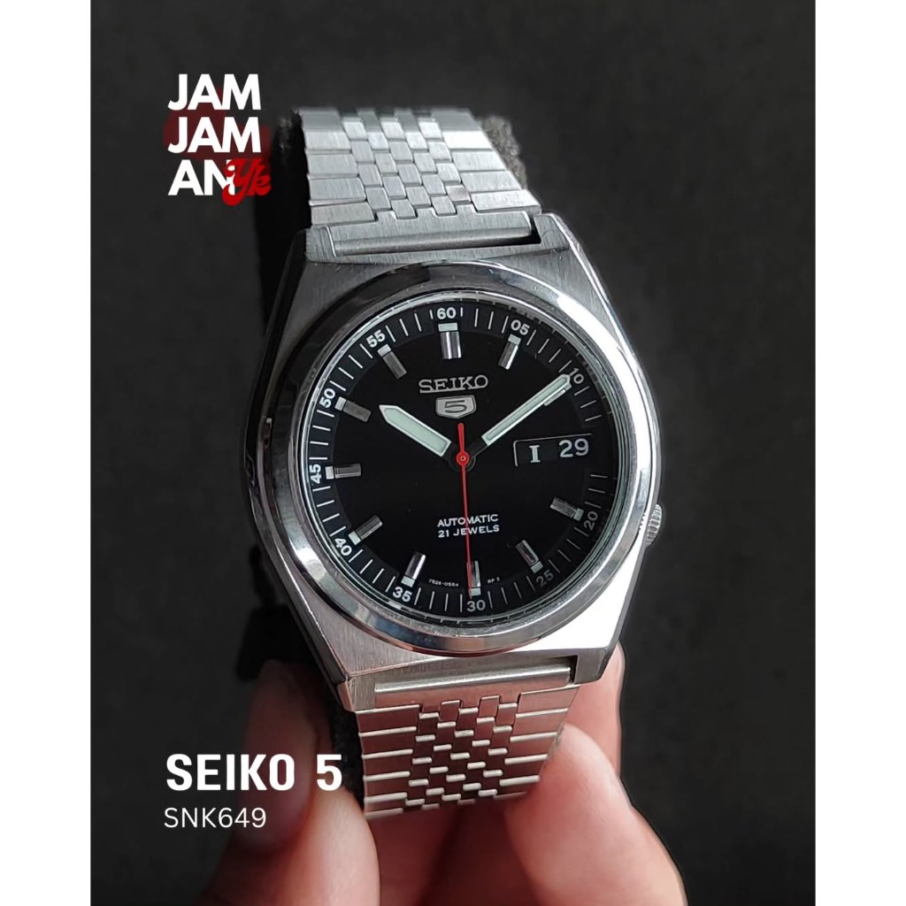 Seiko 5 SNK649 Automatic 7S26 Original Black Dial