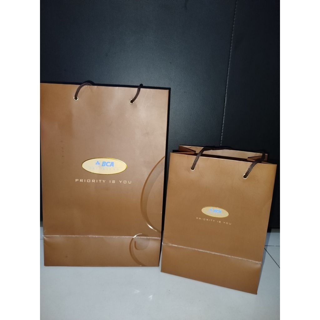 paperbag bca paper bag BCA Prioritas gift