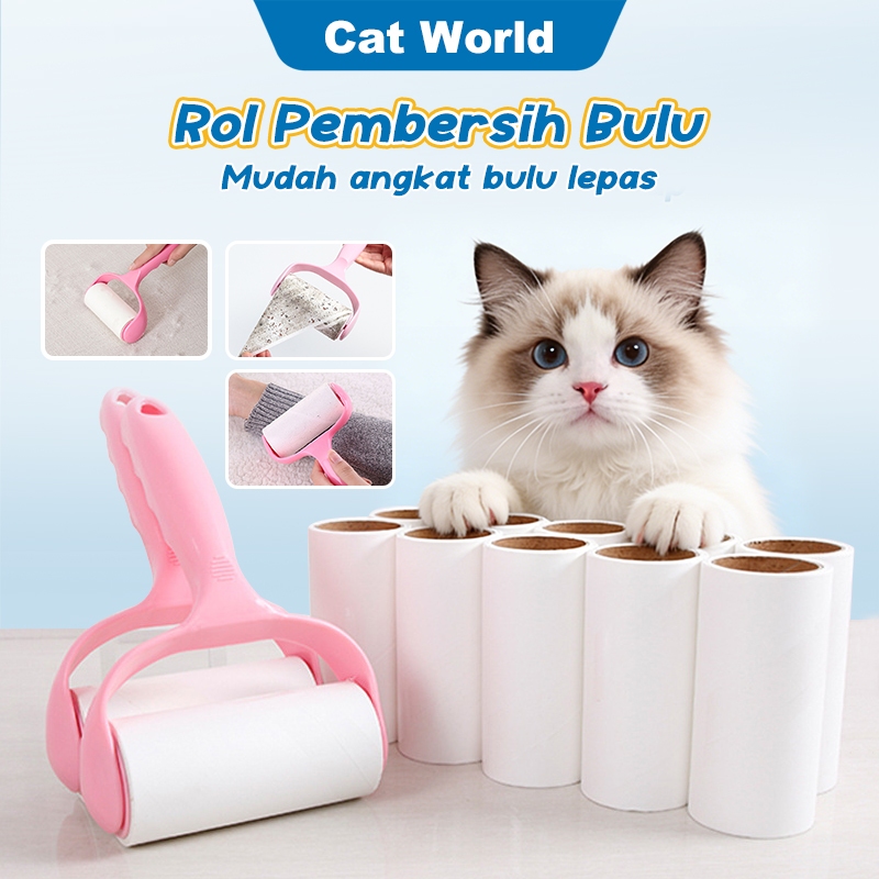 Alat roller penghilang bulu kucing Alat penghilang bulu hewan peliharaan Pembersih bulu baju