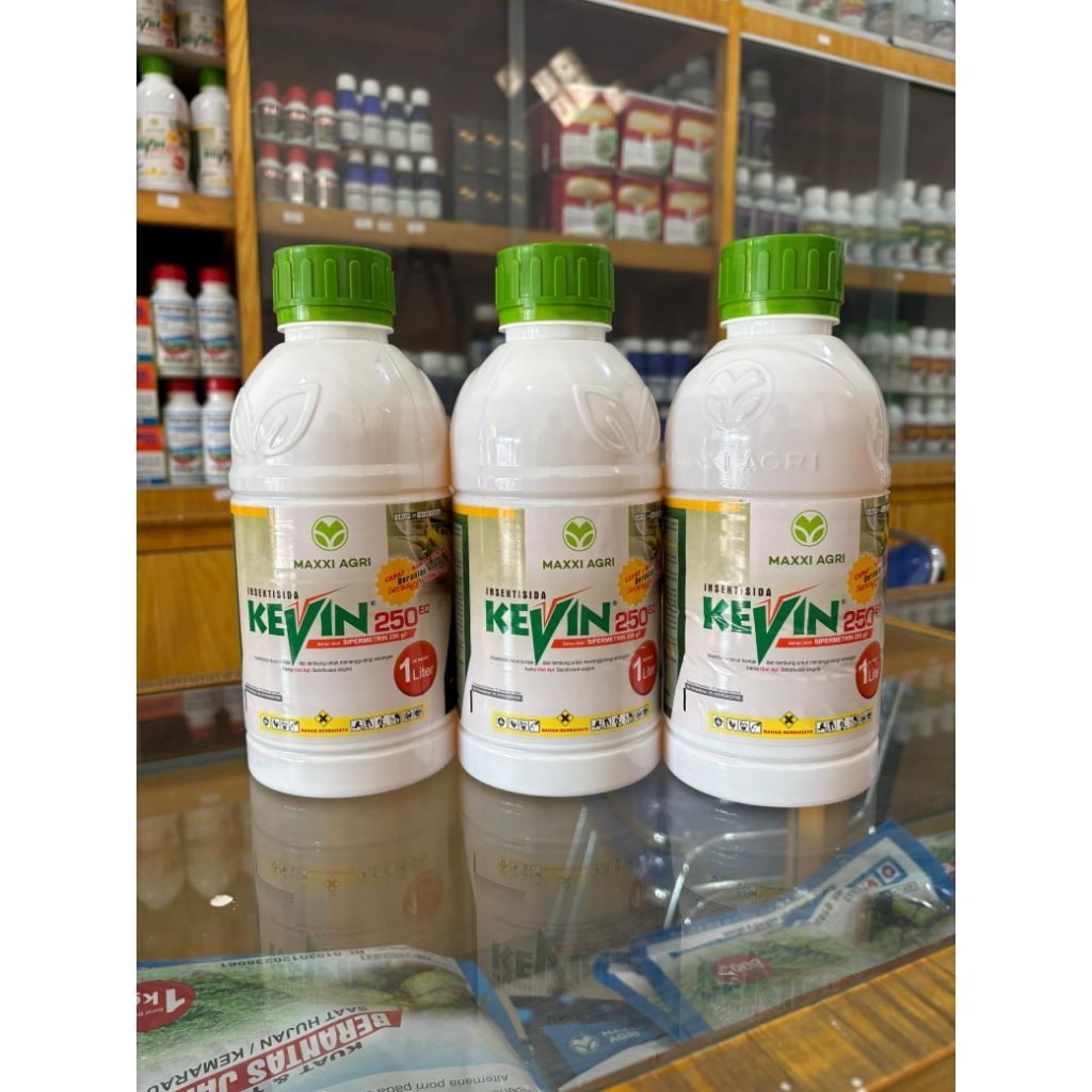 Kevin 250 EC (kemasan 1 Liter) Bahan aktif: Sipermetrin 250 g/l.