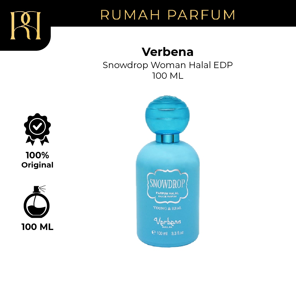 Parfum Verbena Snowdrop Woman Halal EDP Parfum Wanita Women Tahan Lama 100 ML