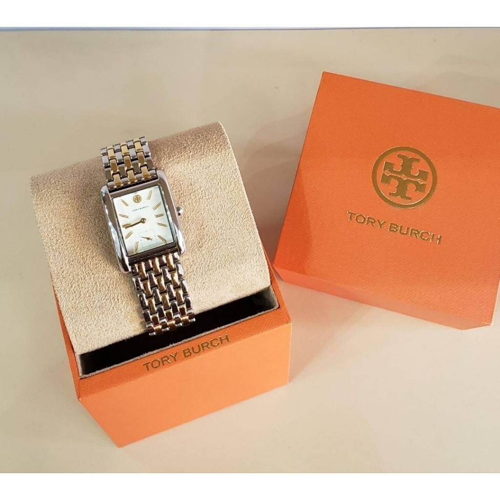 Ready Tb Eleanor TBW1070 Ladies White Dial Dual Tone Stainless Steel Strap, 2,5x2.5cm (no tag)