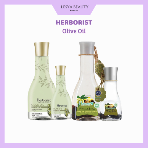Herborist Olive Oil Collagen - Minyak Zaitun Massage Oil | 75ml | 150ml