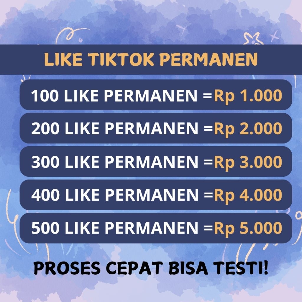 PAKET HEMAT TIKTOK LIKES VIEWS FYP TERMURAH PERMANEN BERGARANSI GLOBAL WORLDWIDE PROSES CEPAT HIGH Q