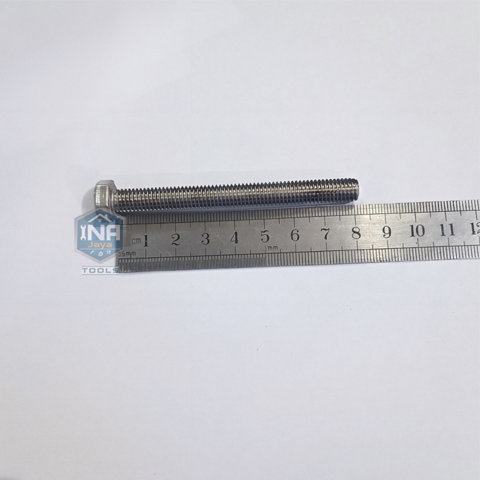 M8 x 80 Baut Hexagon Stainless 304 M8x80