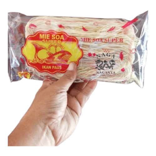 MIE SOA SUPER IKAN PAUS - Misua Super Cap Ikan Paus 110gr - Misoa Enak Super Ikan Paus