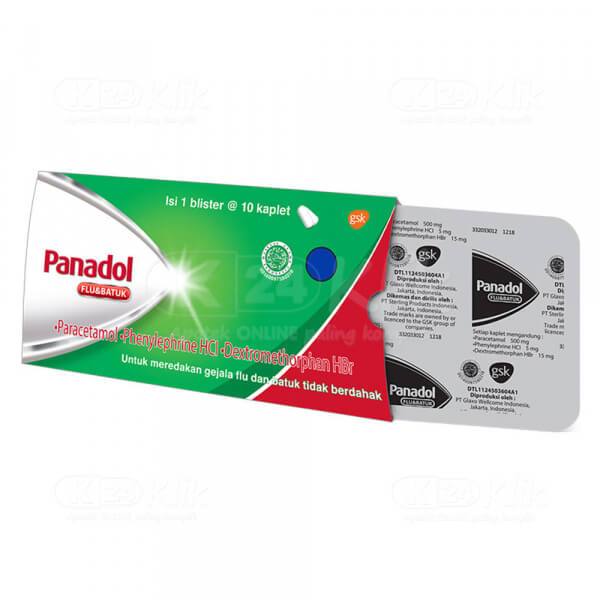 Panadol Flu & Batuk Kaplet – Obat Flu Pilek & Batuk Dewasa